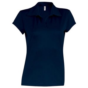 womens navy polo shirt placeholder