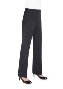 Varese Trousers Charcoal Pinstripe
